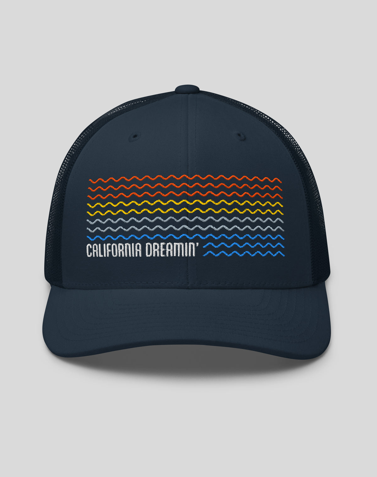 California Dreamin' Trucker Hat | Navy/Navy