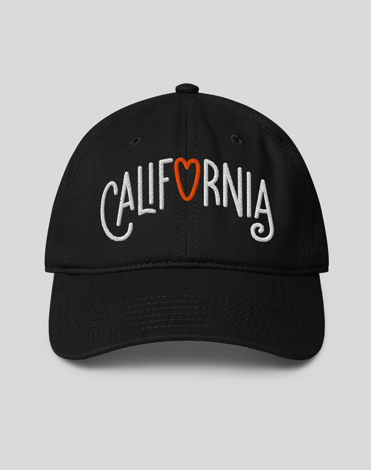 California Love Low Profile Dad Hat - Black