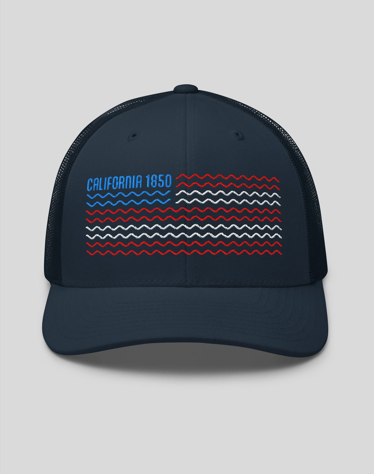 California 1850 Trucker Hat | Navy/Navy