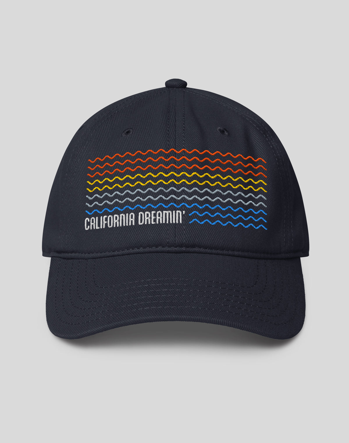 California Dreamin' Low Profile Dad Hat - Dark Navy