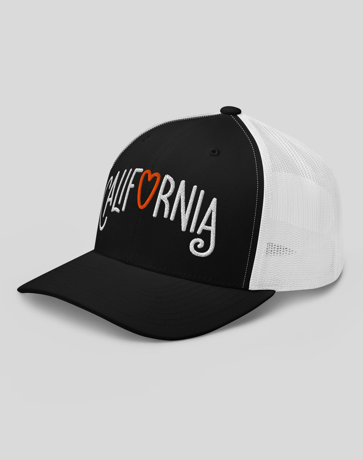 California Love Trucker Hat | Black/White