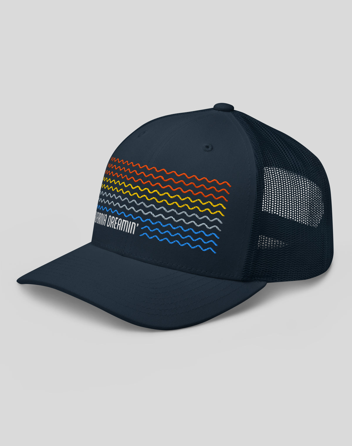 California Dreamin' Trucker Hat | Navy/Navy