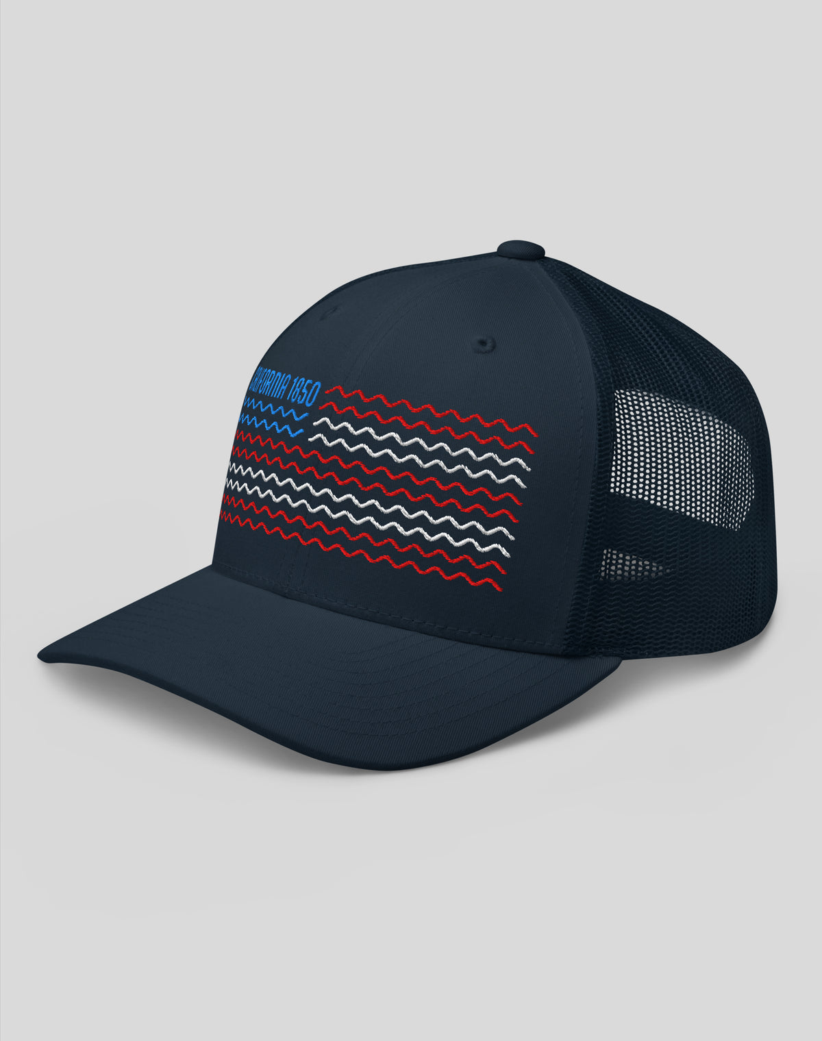 California 1850 Trucker Hat | Navy/Navy