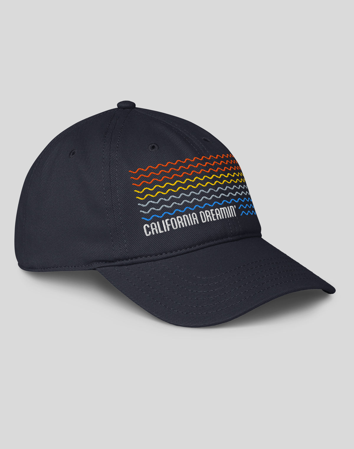 California Dreamin' Low Profile Dad Hat - Dark Navy