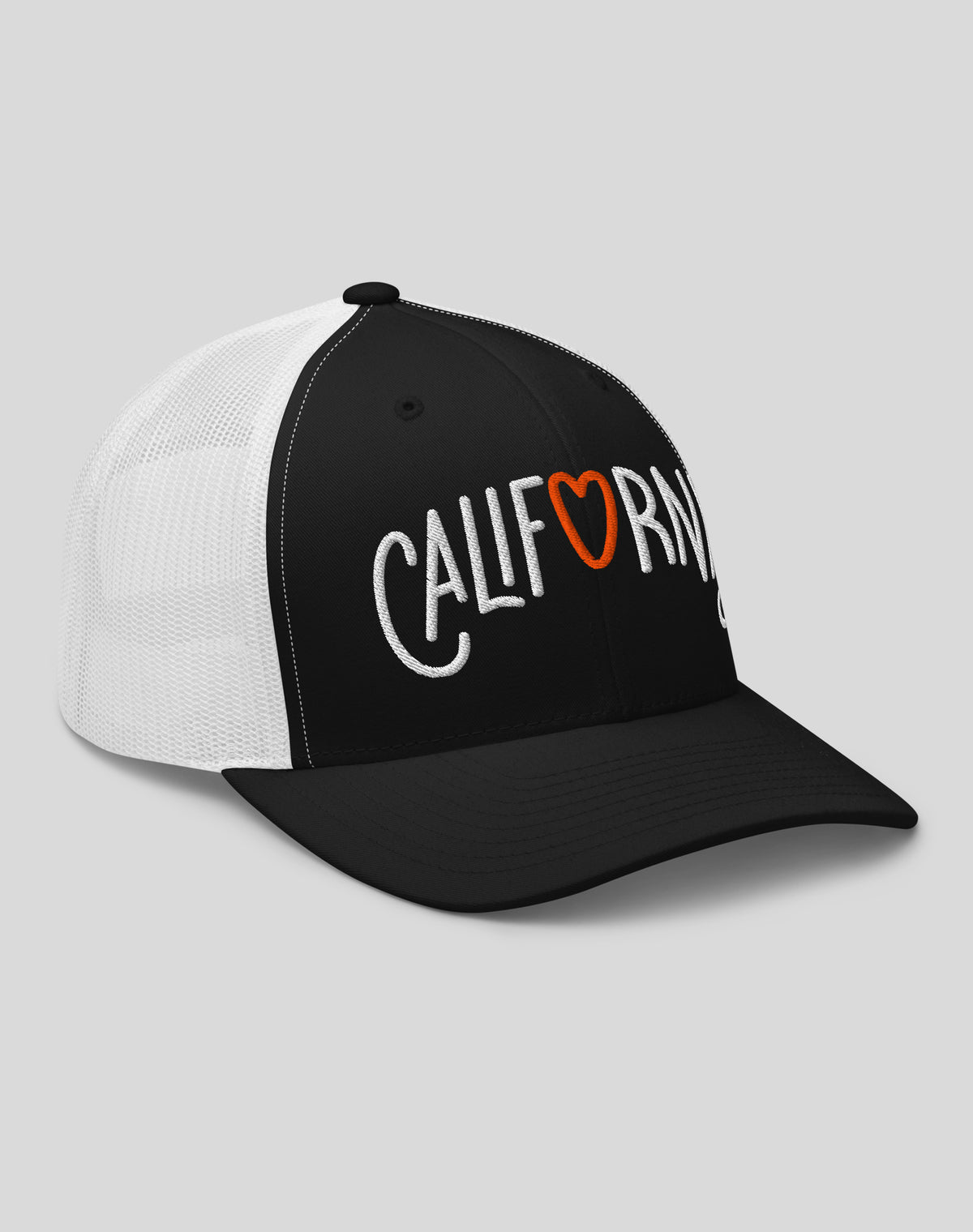 California Love Trucker Hat | Black/White