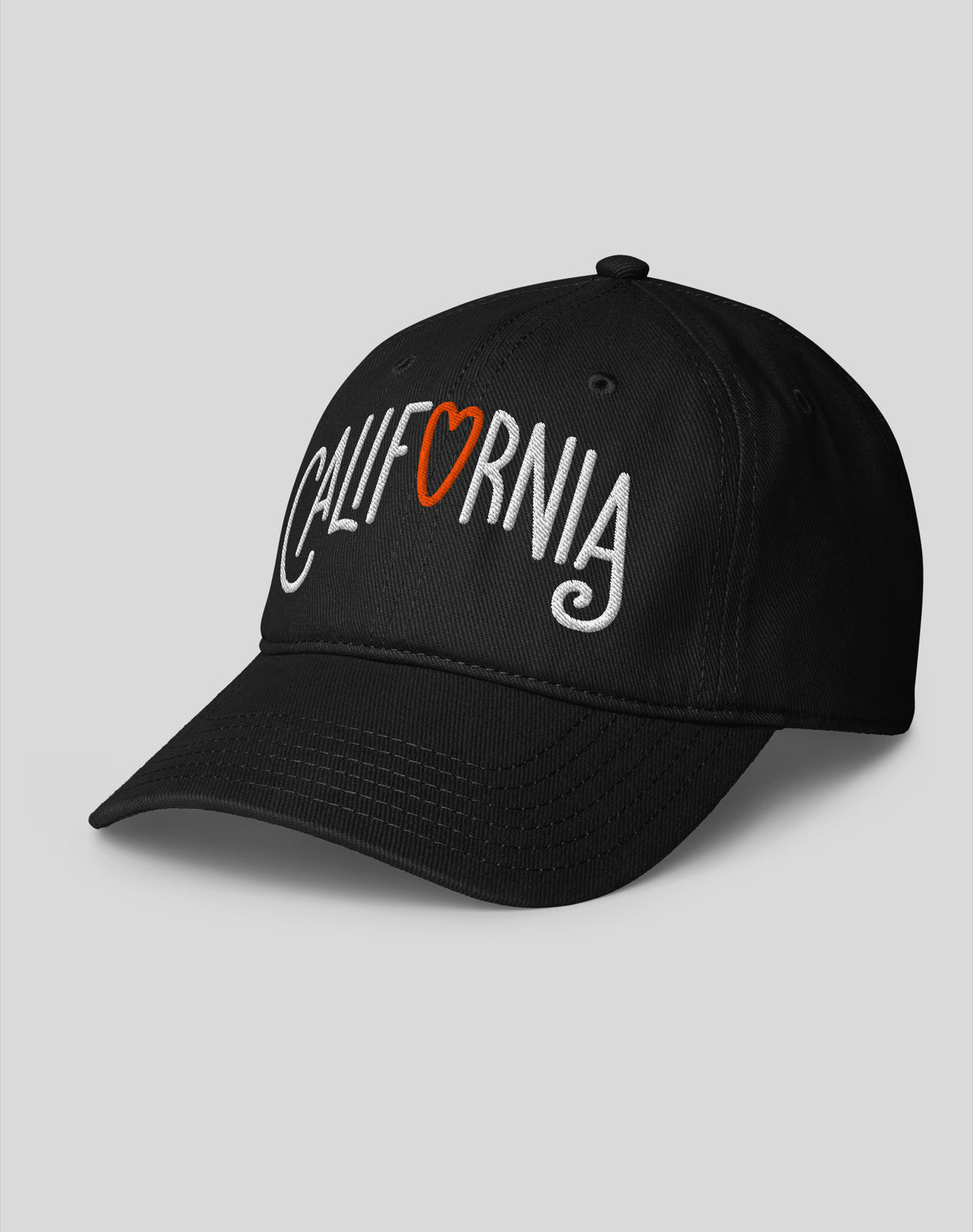 California Love Low Profile Dad Hat - Black