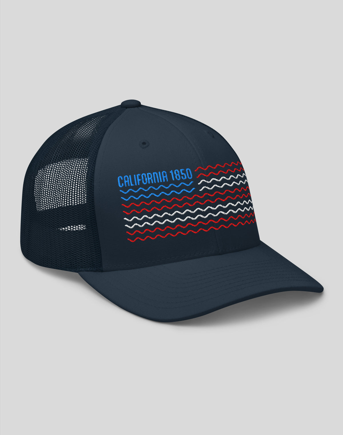 California 1850 Trucker Hat | Navy/Navy