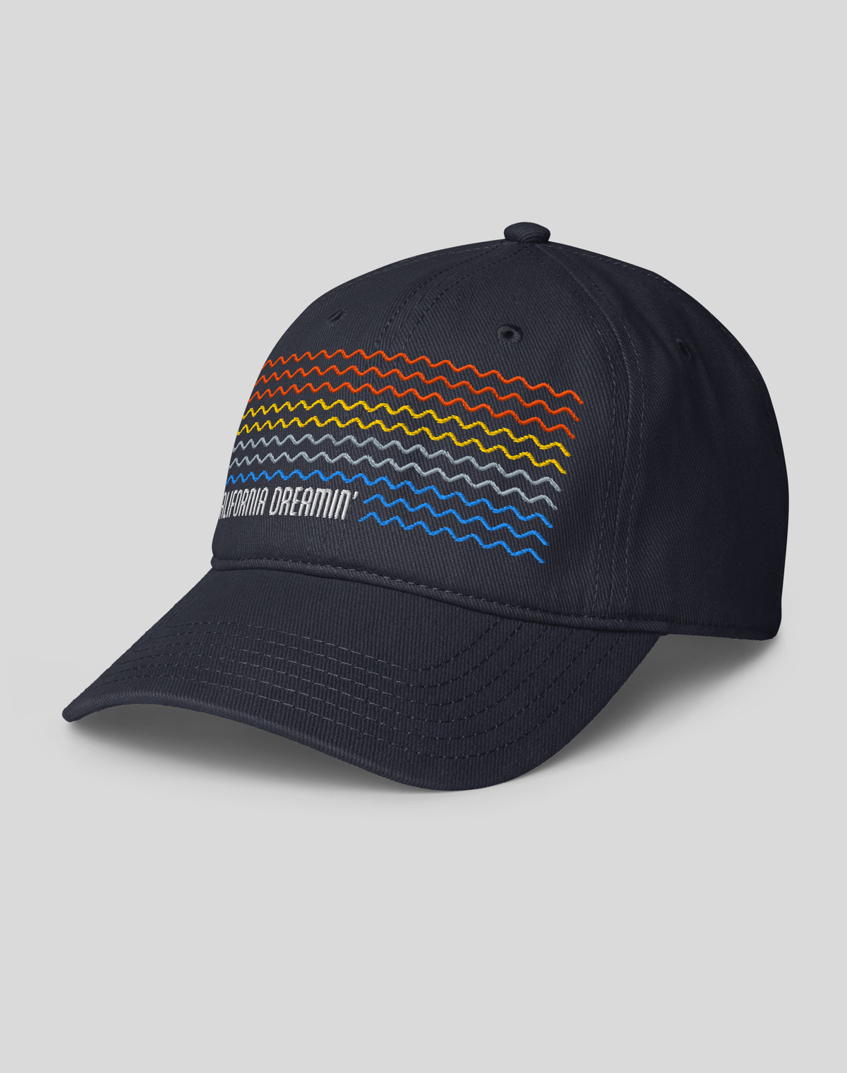 California Dreamin' Low Profile Dad Hat - Dark Navy