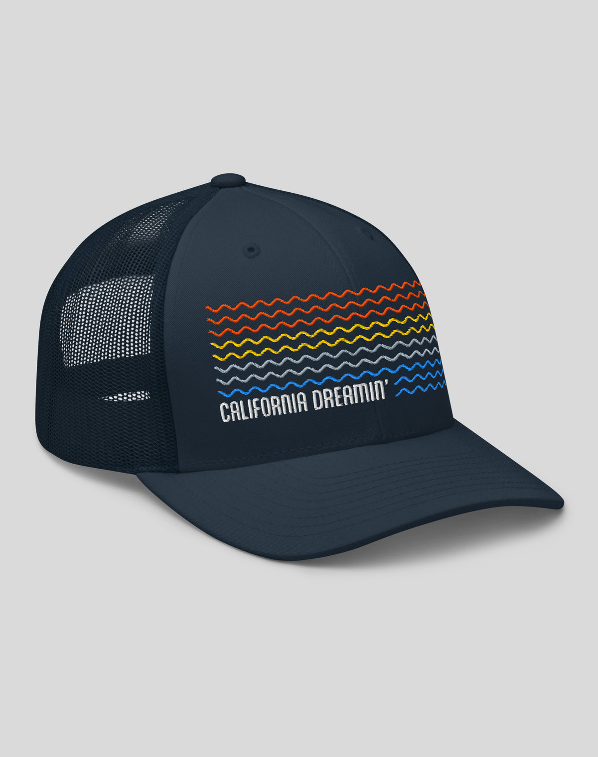 California Dreamin' Trucker Hat | Navy/Navy
