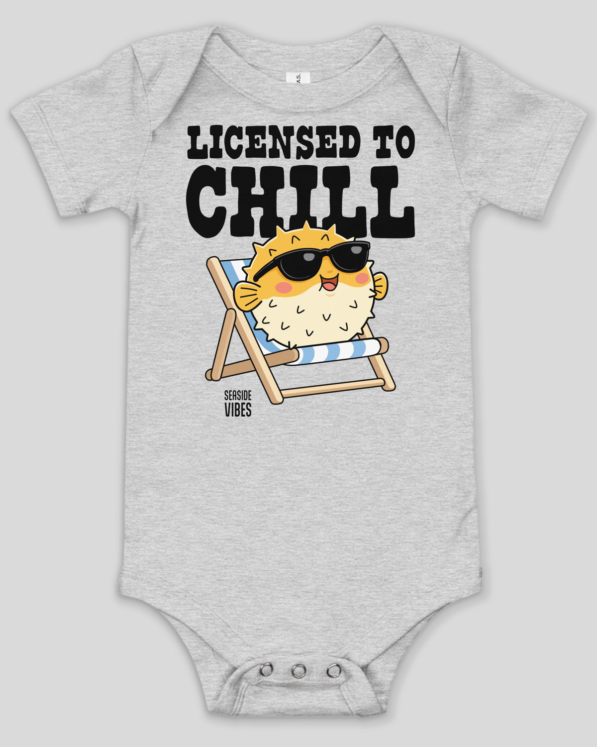 Licensed to Chill Onesie | Athletic Heather