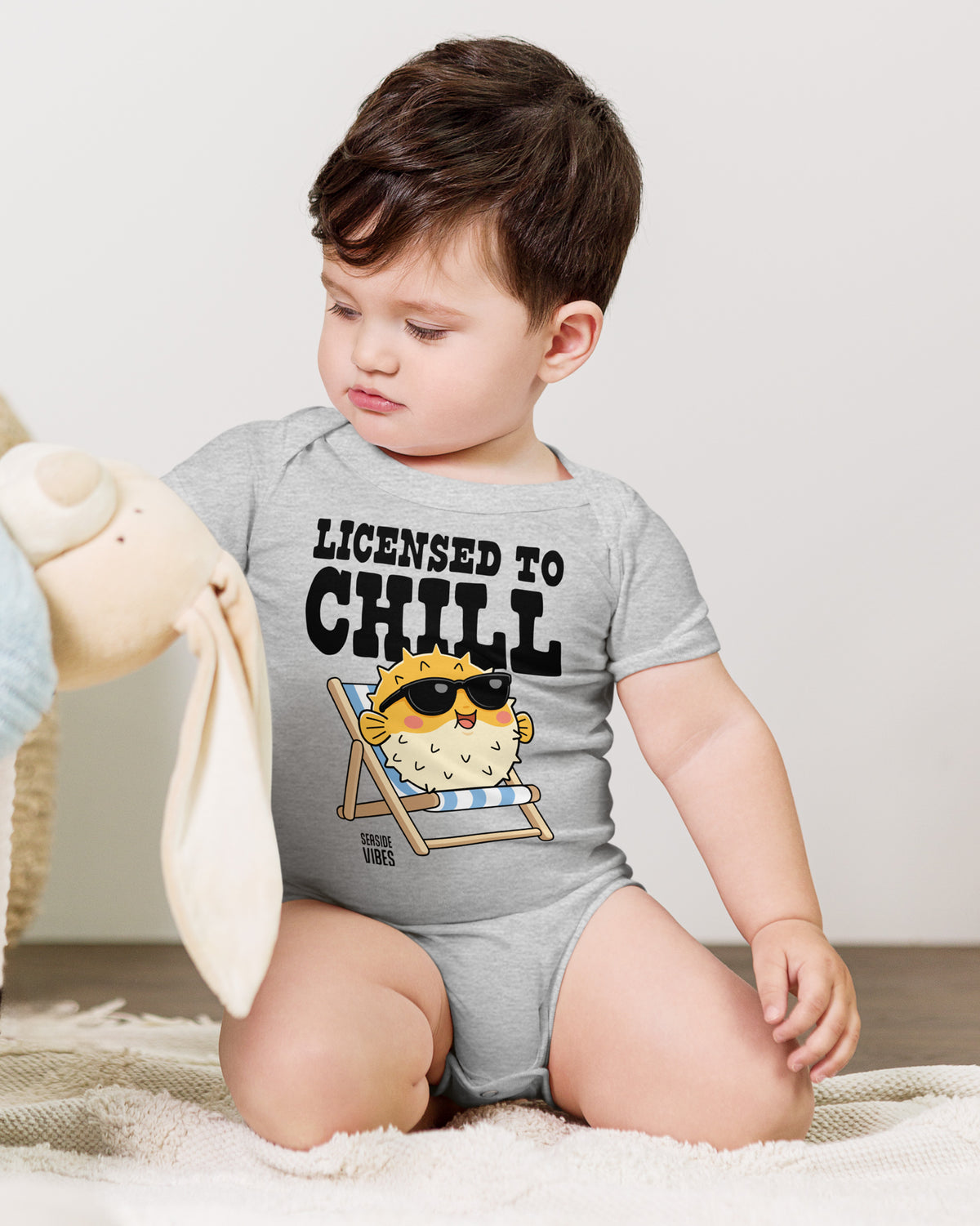 Licensed to Chill Onesie | Athletic Heather
