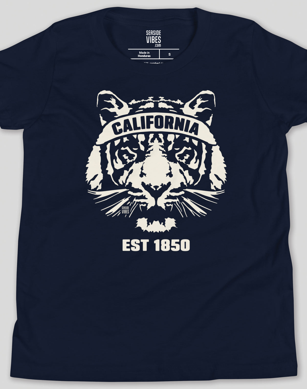 Youth: California Tiger Ambush Tee | Navy