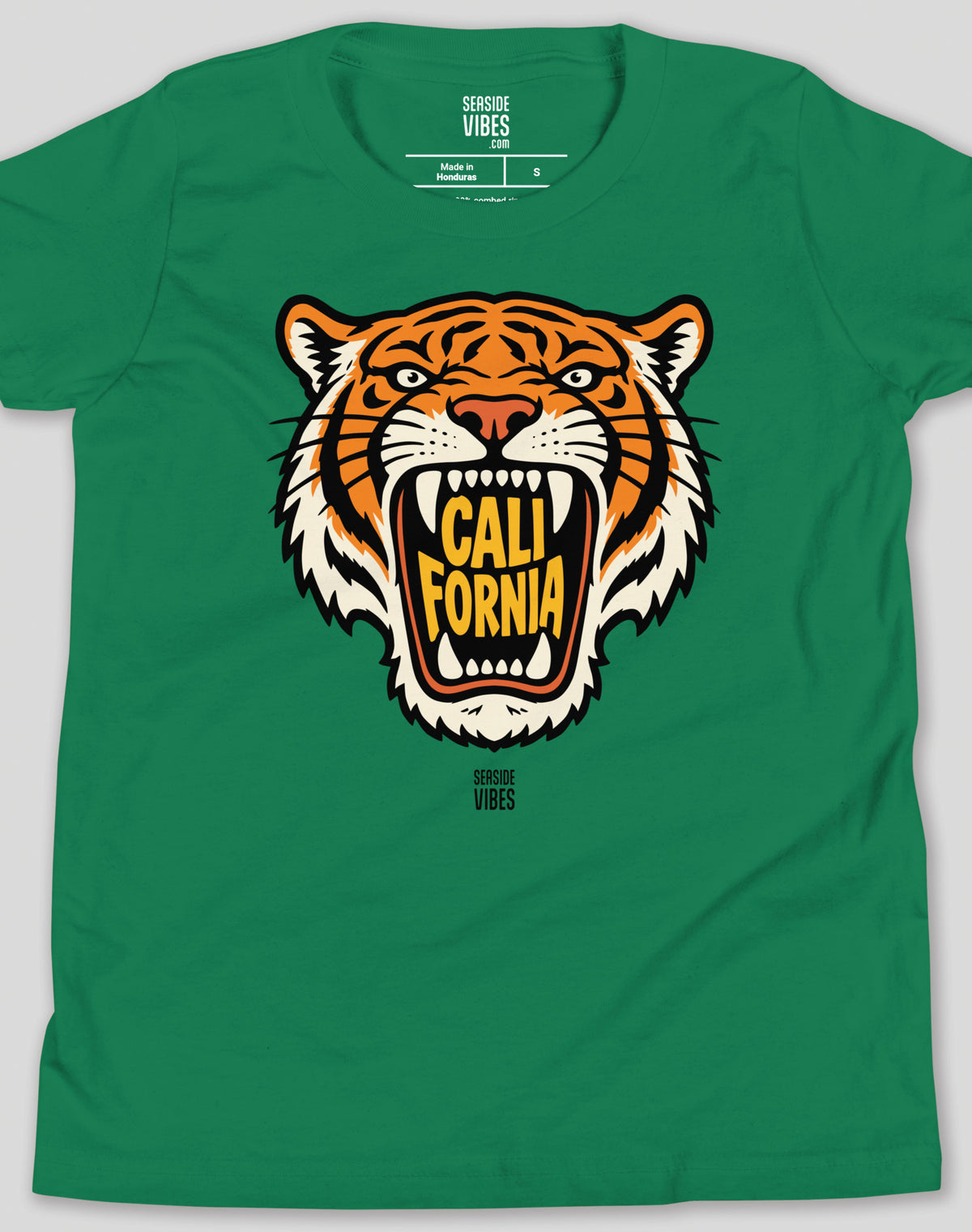 Youth: California AF Tiger Tee | Kelly