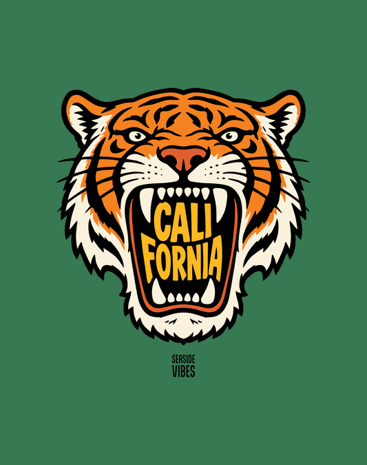 Youth: California AF Tiger Tee | Kelly
