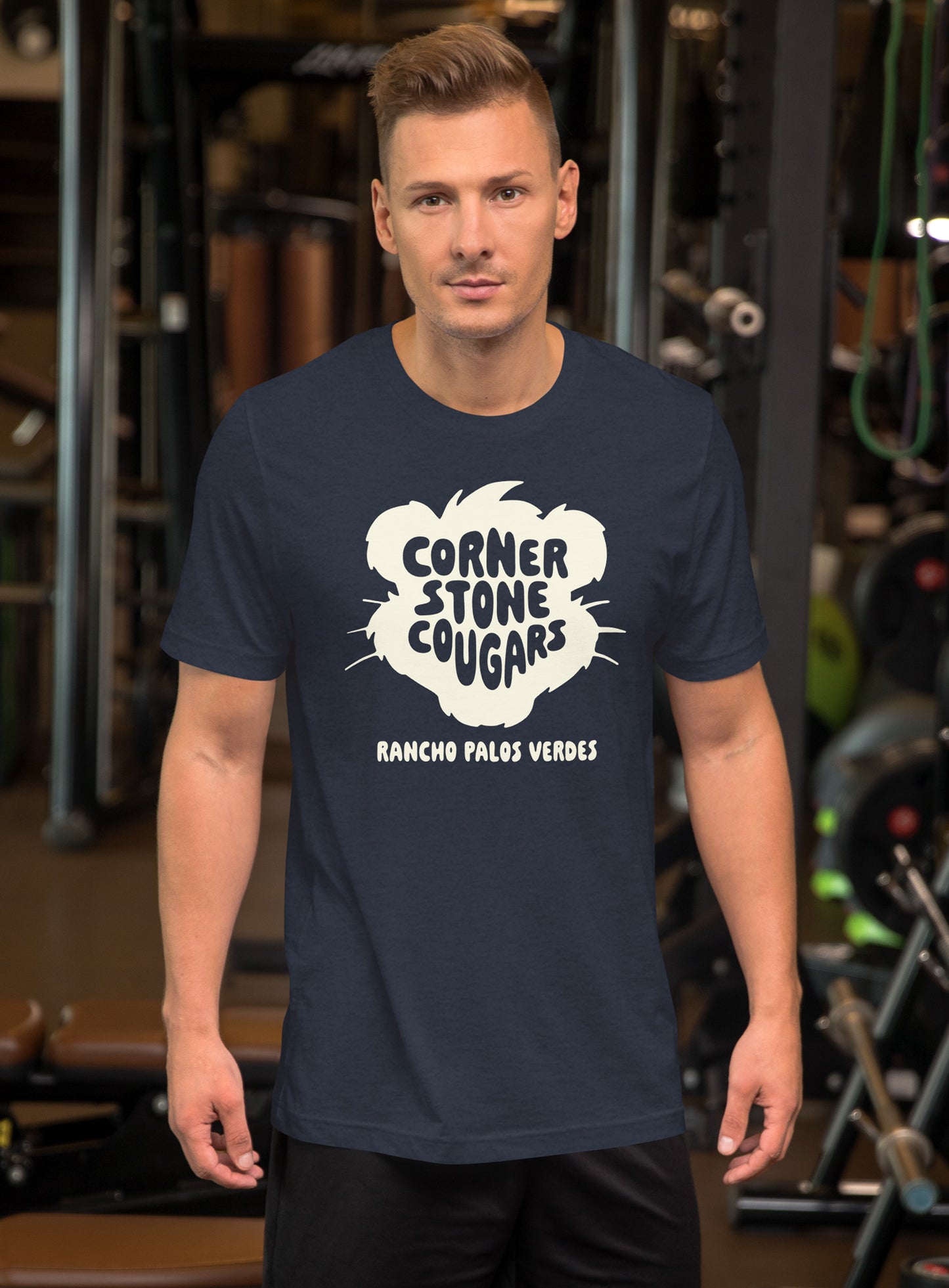 Unisex: Cornerstone Playground Tee - Heather Navy