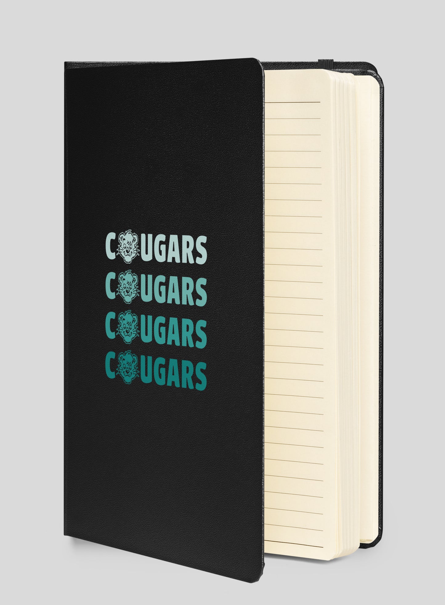 Cornerstone Cougars Remix Hardcover Bound Notebook - 80 Lined Pages