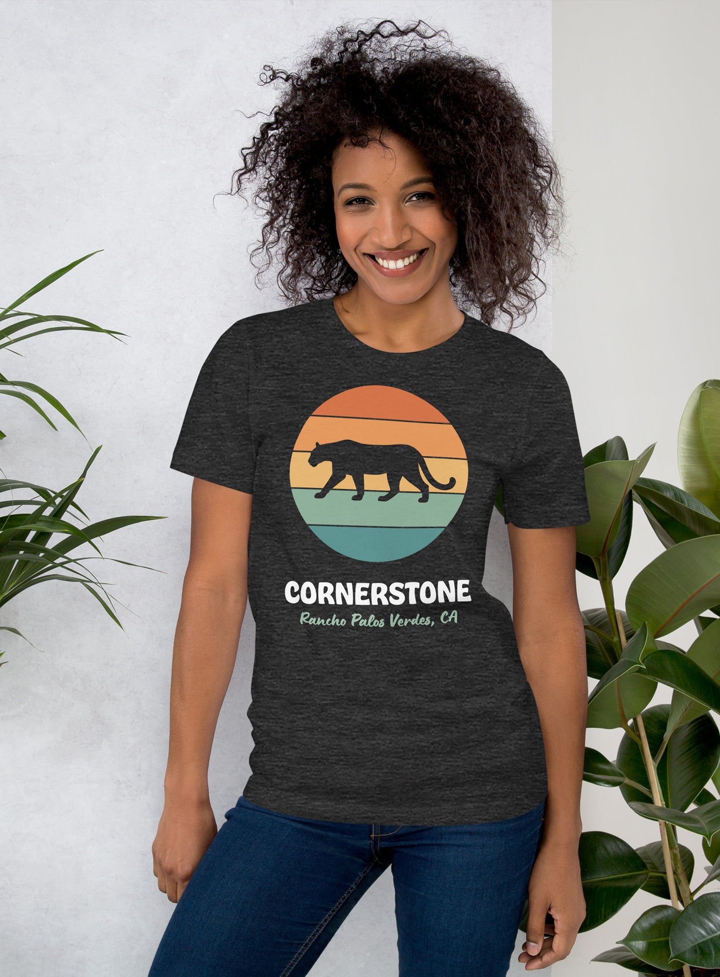 Unisex: Cornerstone Pride Tee - Dark Grey Heather