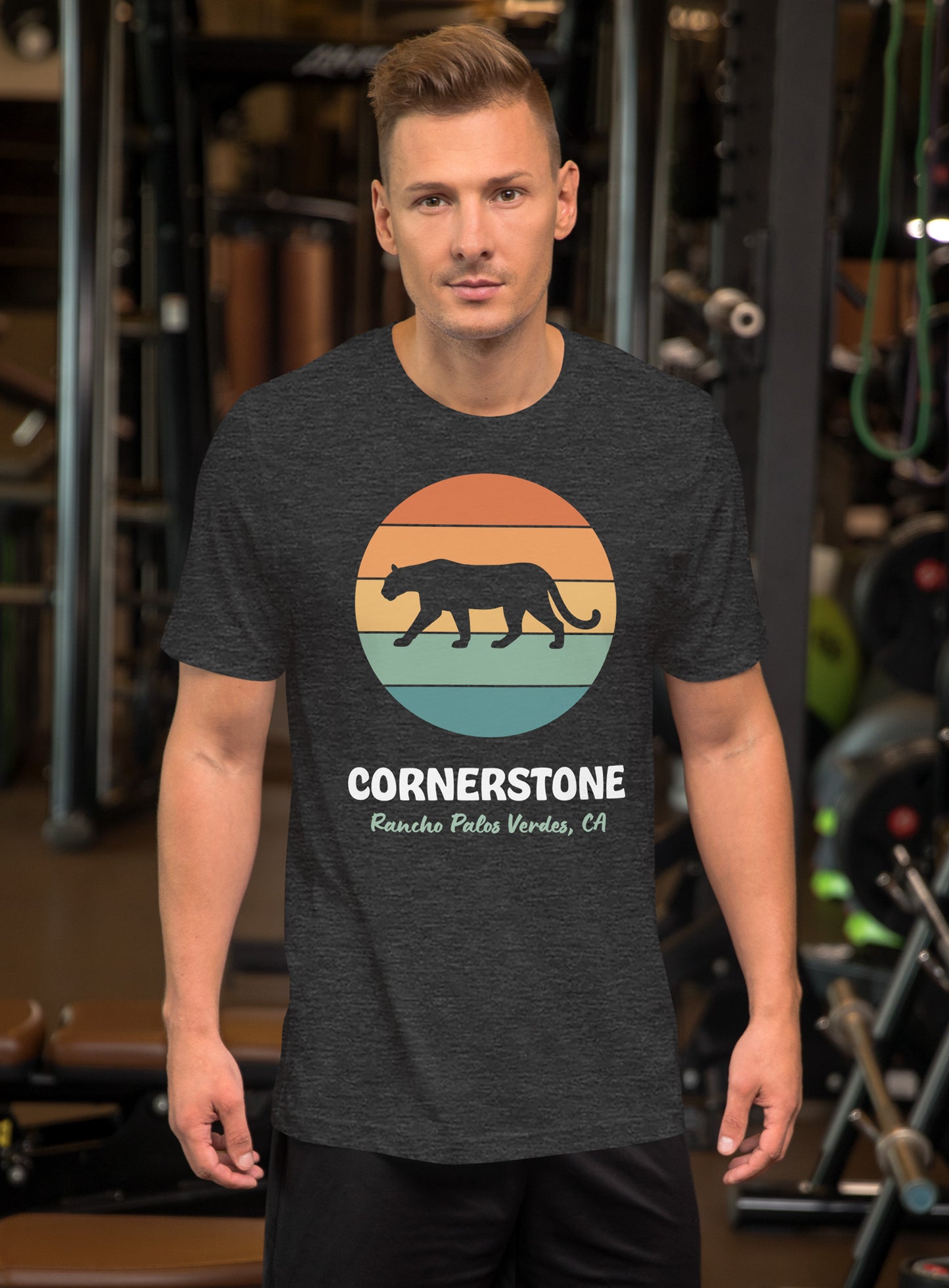 Unisex: Cornerstone Pride Tee - Dark Grey Heather