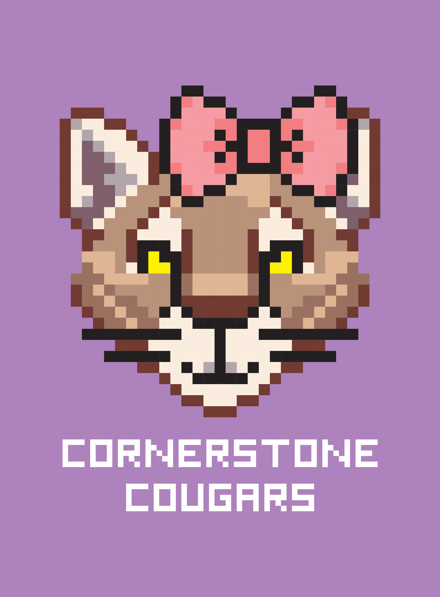 Unisex: Cornerstone Lady Cougars Quest Tee - Heather Purple