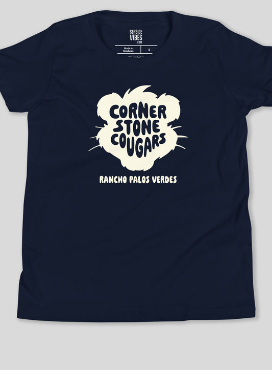 Youth: Cornerstone Playground Tee - Navy