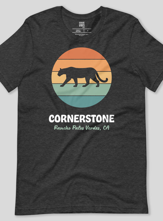 Unisex: Cornerstone Pride Tee - Dark Grey Heather