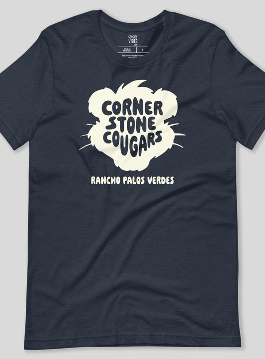 Unisex: Cornerstone Playground Tee - Heather Navy