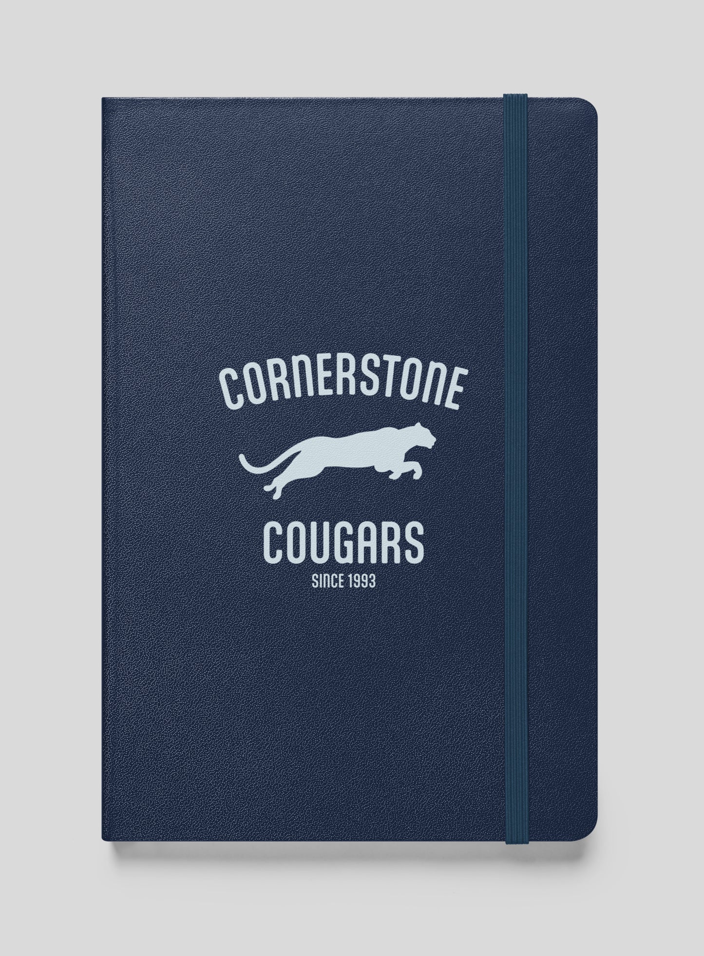 Run with the Cougars Hardcover Bound Notebook - 80 Lined Pages