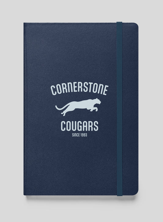 Run with the Cougars Hardcover Bound Notebook - 80 Lined Pages