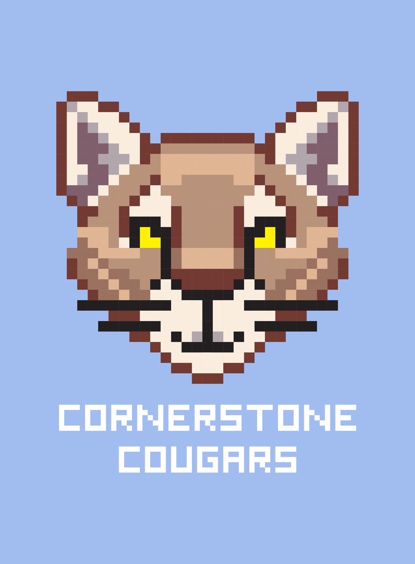 Youth: Cornerstone Cougars Quest Pullover Hoodie - Carolina Blue