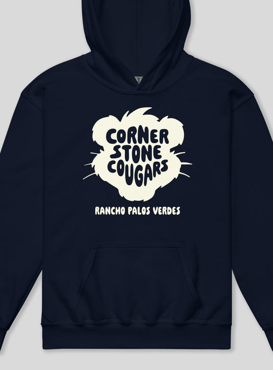 Youth: Cornerstone Playground Pullover Hoodie - Navy