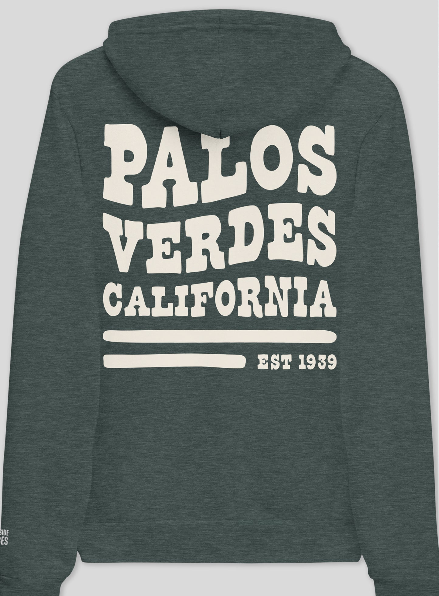 Unisex: Palos Verdes Vibes Pullover Hoodie - Heather Forest