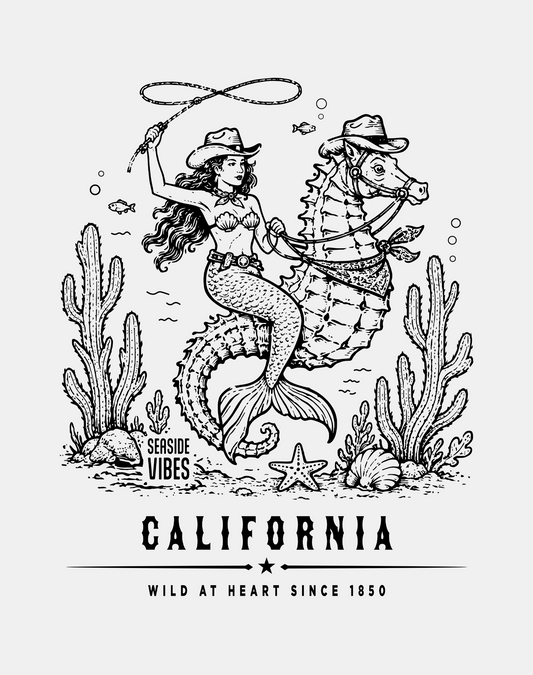 California Wild at Heart Since 1850 Tee - Cotton Blend | White