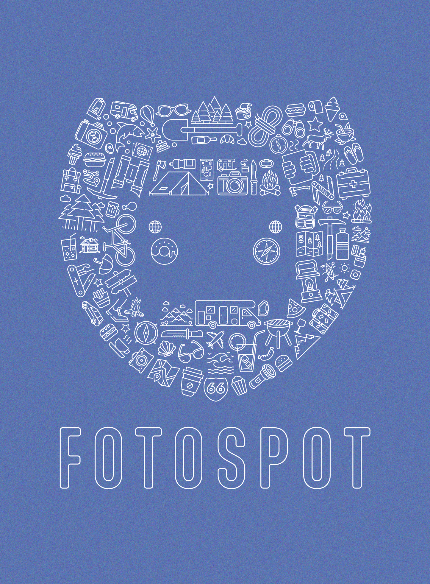 Unisex: Fotospot Iconpalooza - Heather True Royal