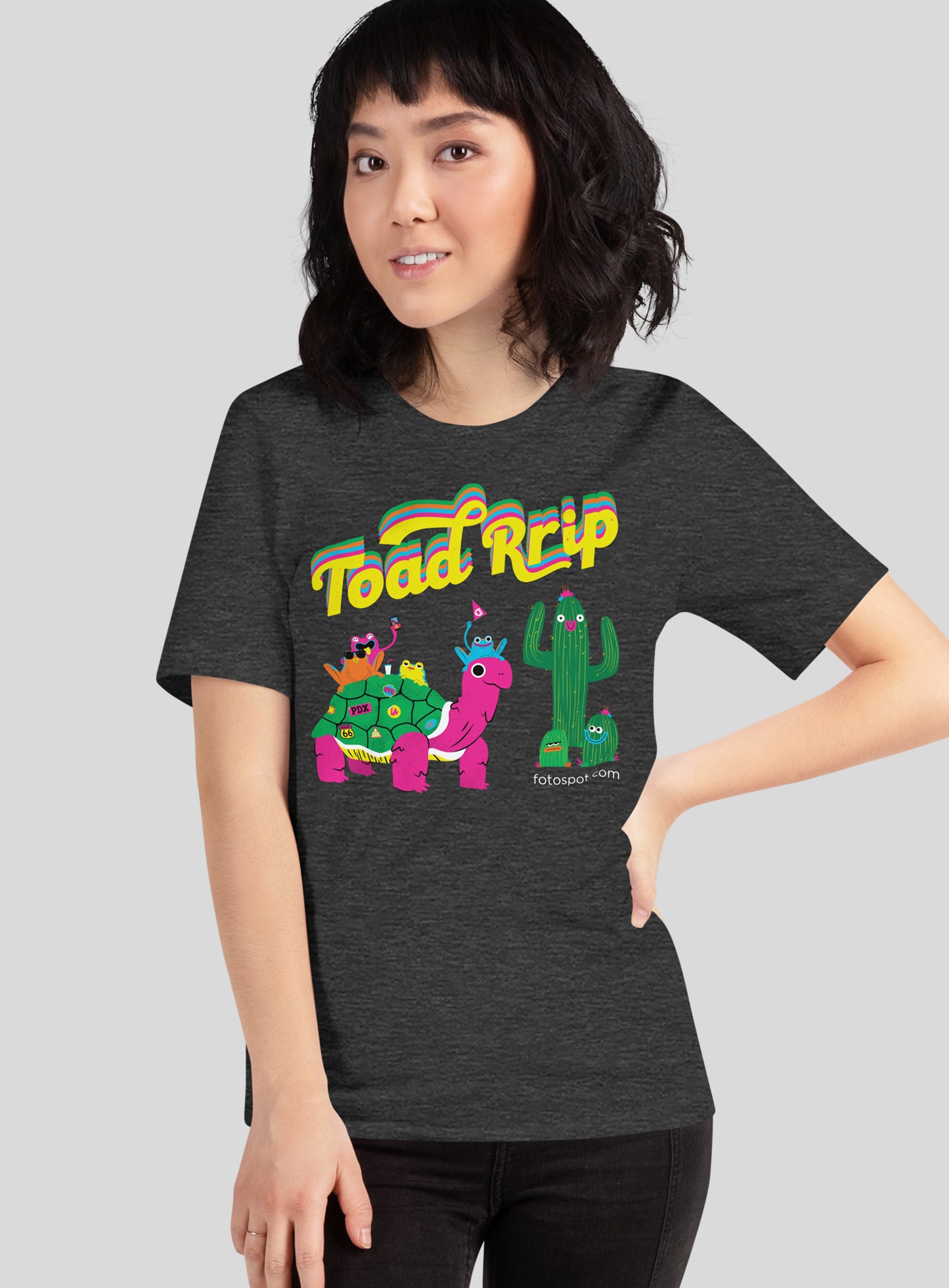 Unisex: Fotospot Toad Rrip - Dark Grey Heather