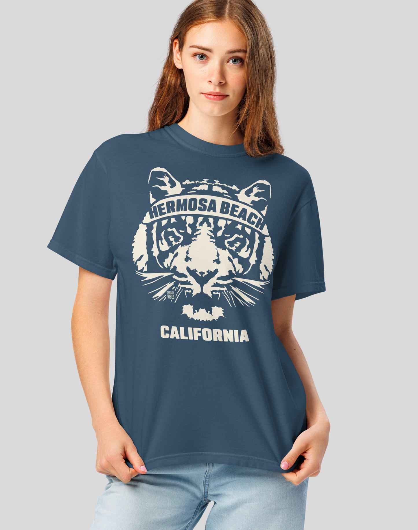 Unisex: Hermosa Beach Ambush Tee - 100% Cotton | Midnight