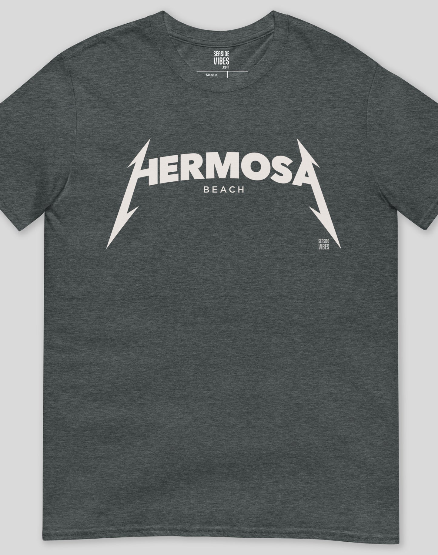 Hermosa Beach Rocks Tee - Unisex | Dark Heather