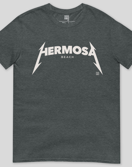 Hermosa Beach Rocks Tee - Unisex | Dark Heather