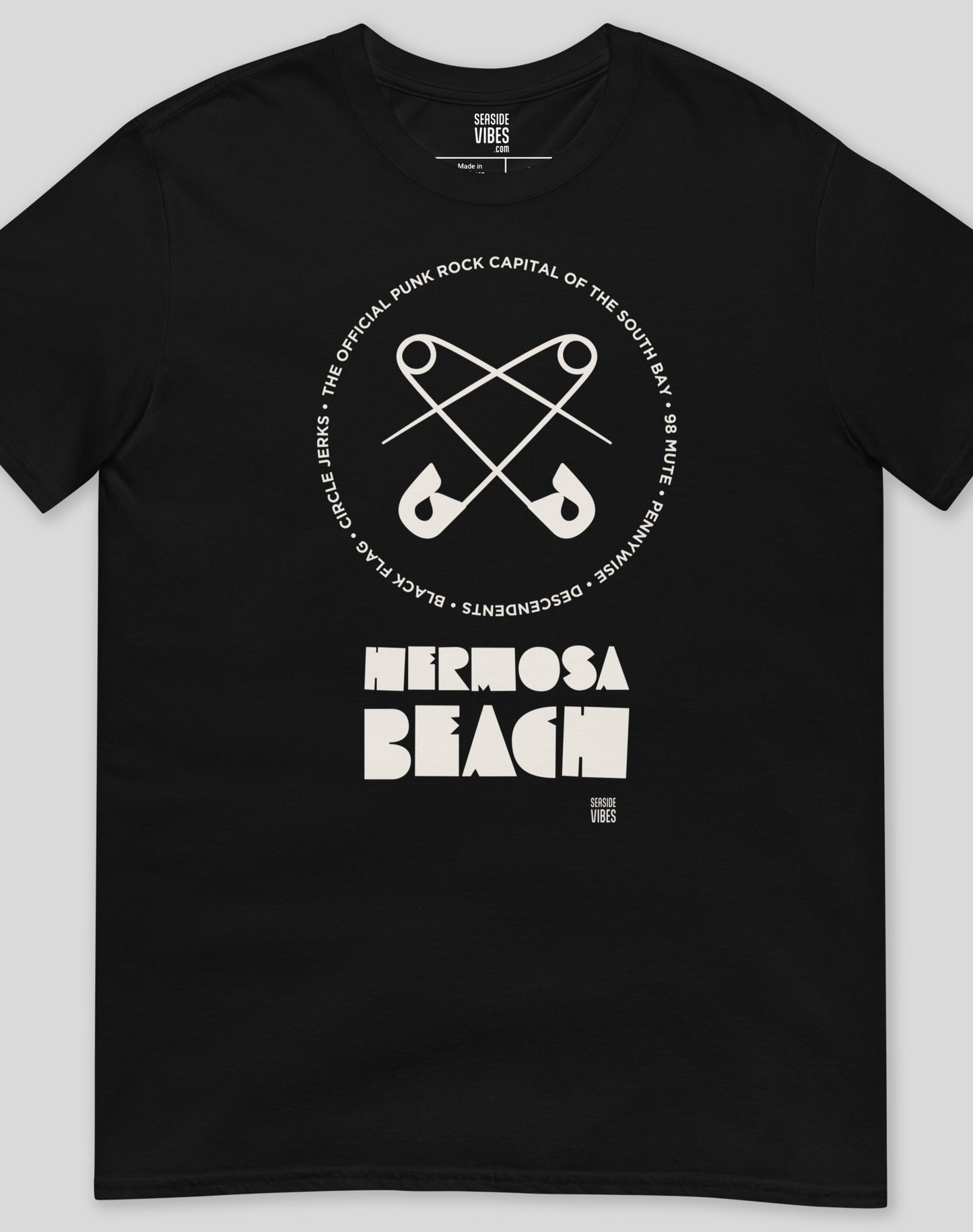Hermosa Beach Punk Rock Legends Tee - Unisex | Black