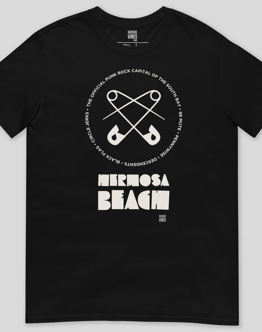 Hermosa Beach Punk Rock Legends Tee - Unisex | Black