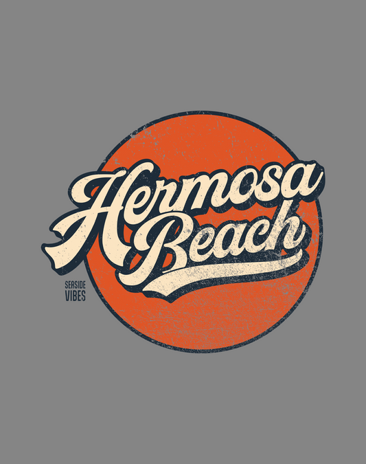 Hermosa Beach Vintage Tee - Unisex | Graphite Heather