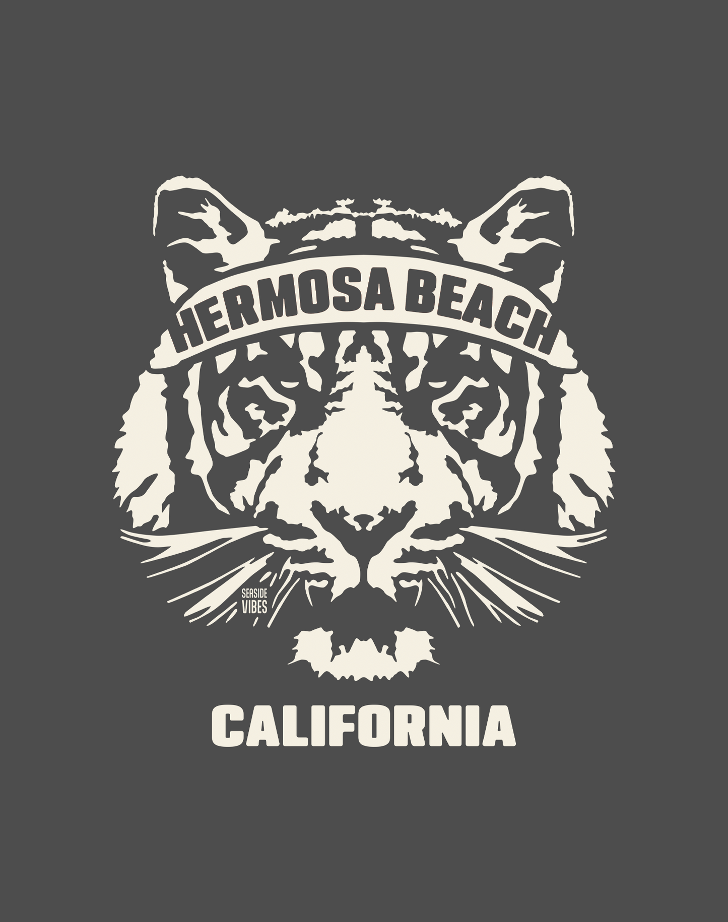 Hermosa Beach Tiger Ambush Tee - Unisex | Dark Heather