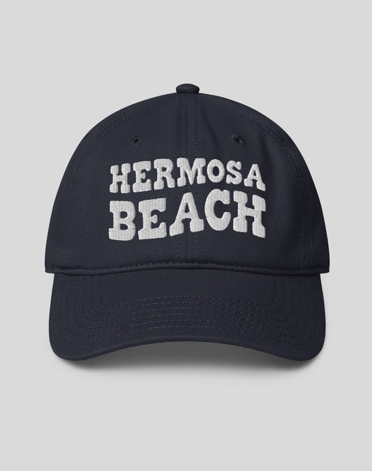 Hermosa Beach Vibes Low Profile Dad Hat | Dark Navy