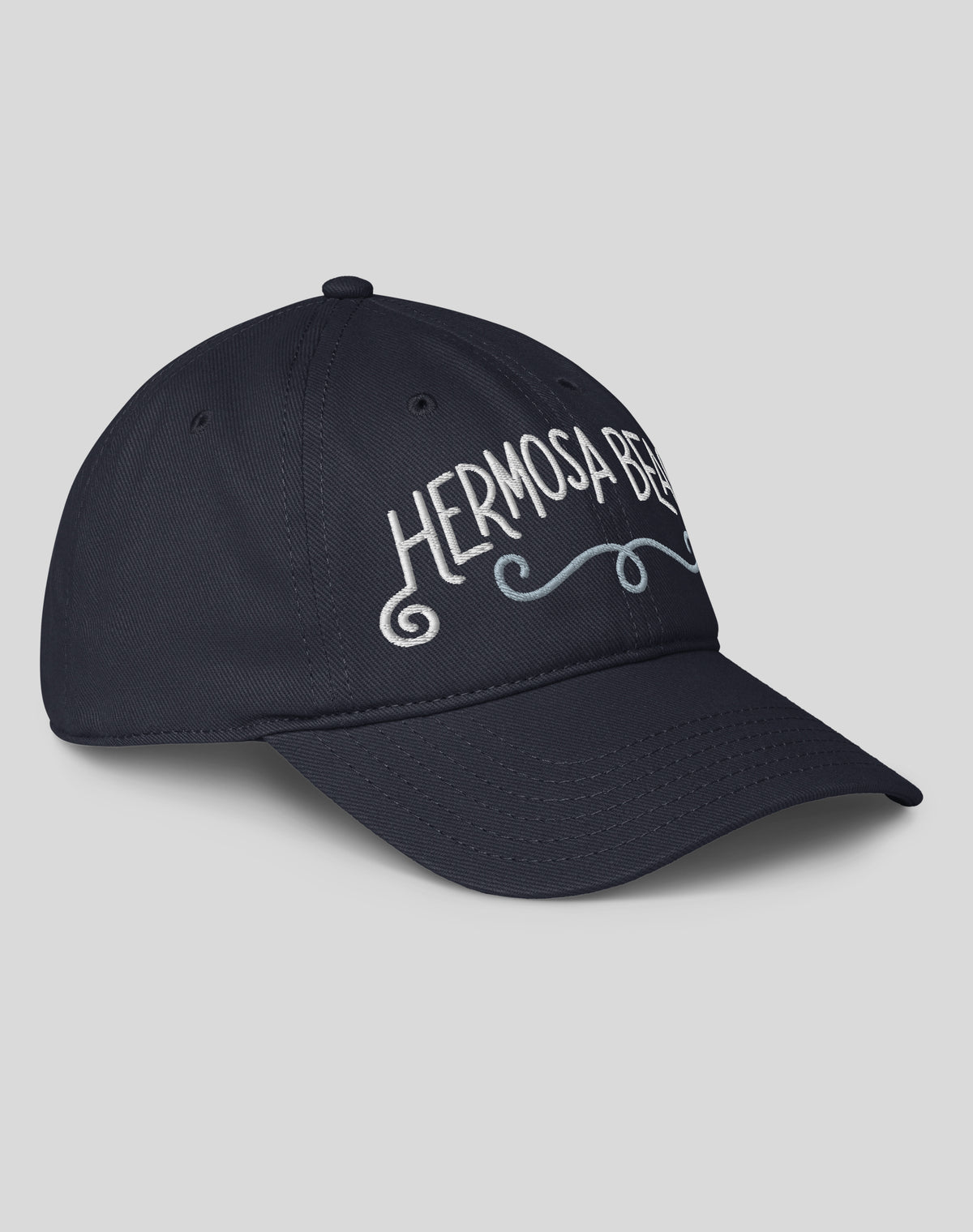 Hermosa Beach Swirl Low Profile Dad Hat - Dark Navy