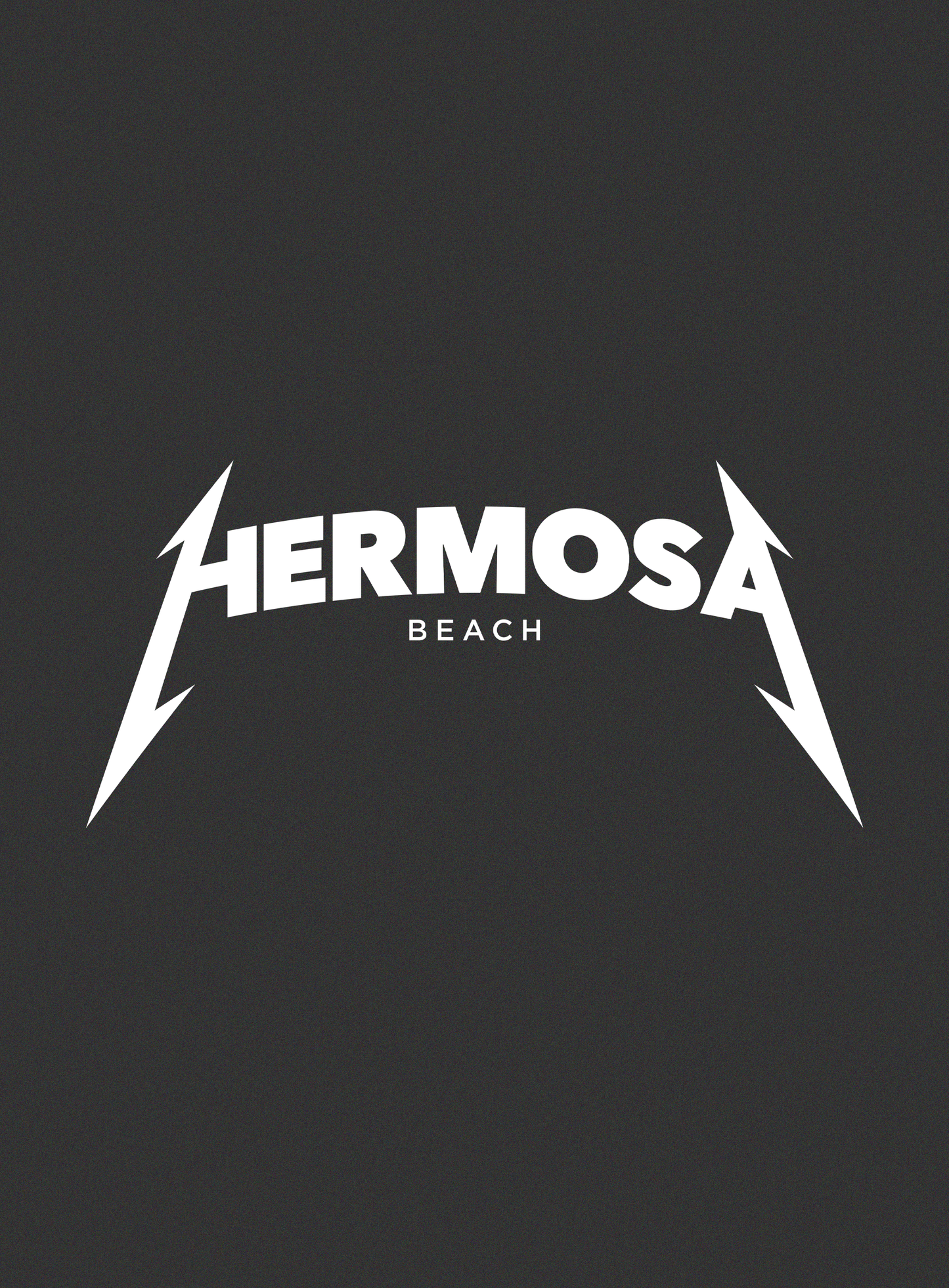 Unisex: Hermosa Beach Rocks Tee - Dark Grey Heather