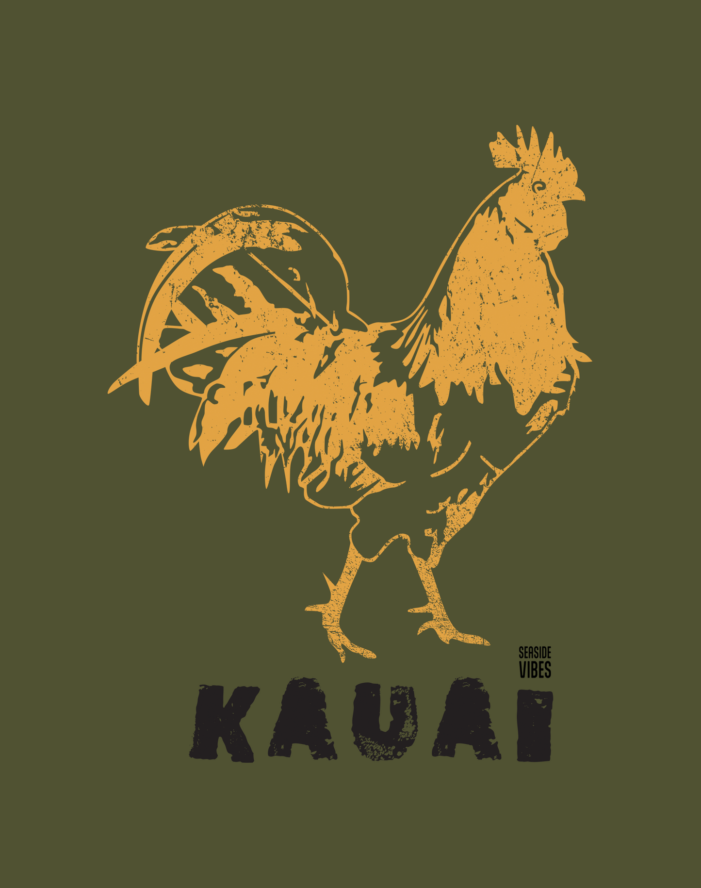 Unisex: Kauai Locals Only Tee - 100% Cotton | Hemp