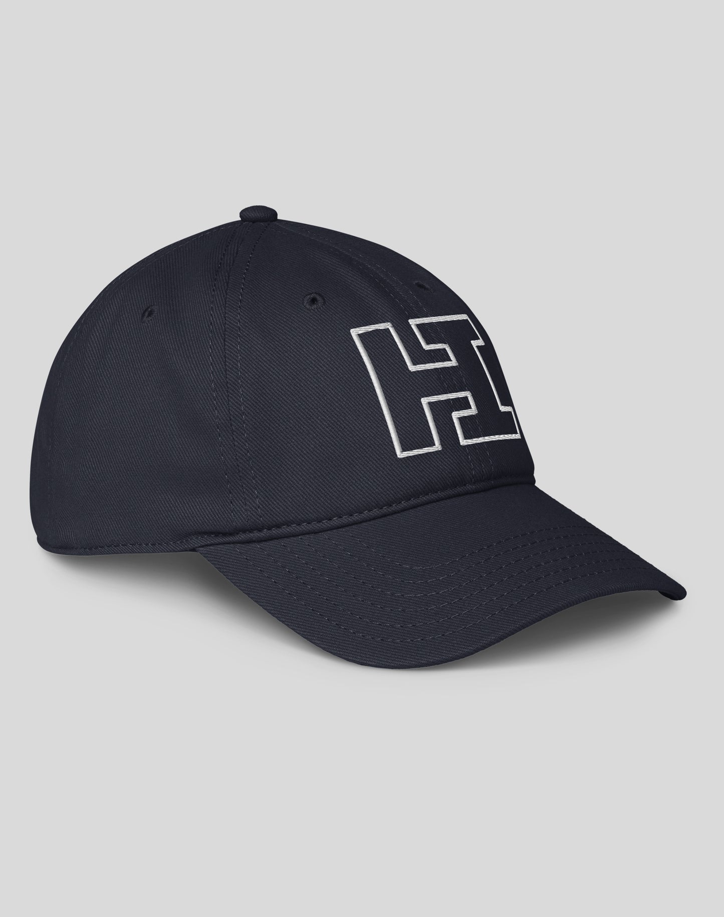 Hawaii "HI" Low Profile Hat - Dark Navy