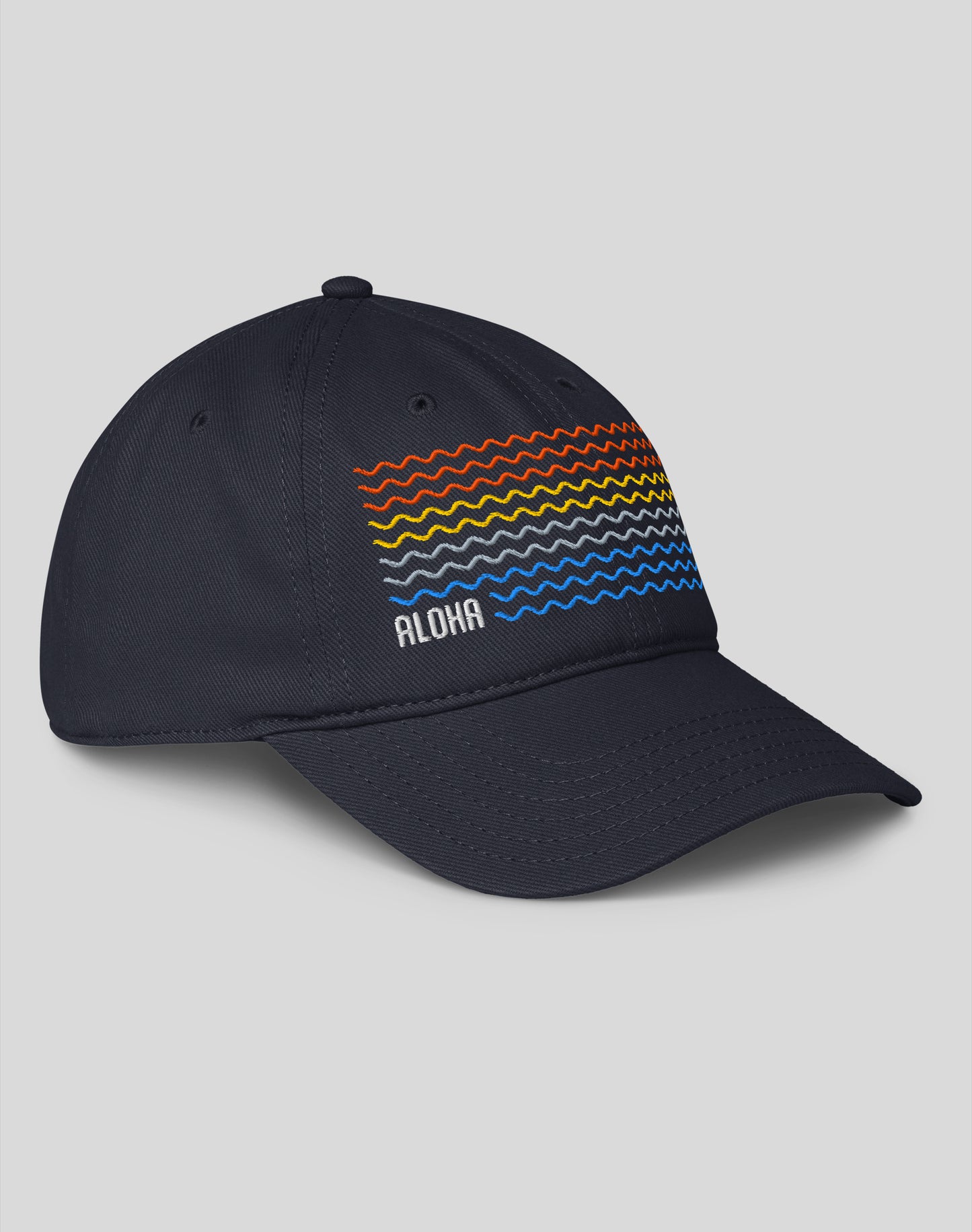 Aloha Sunset Low Profile Hat - Dark Navy