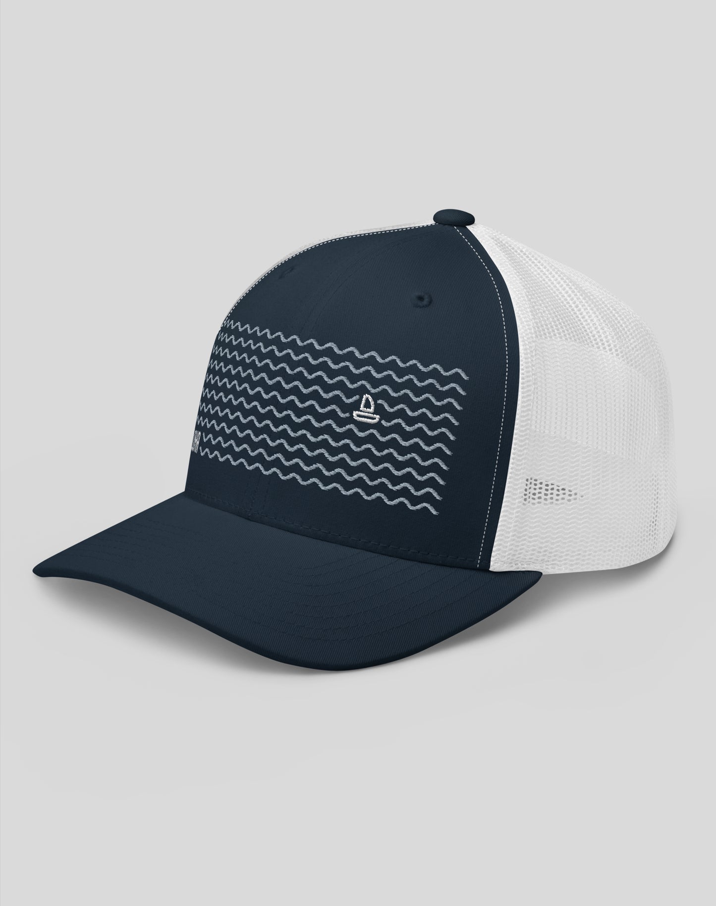 Hawaii Dreamin' Trucker Hat - Navy/White