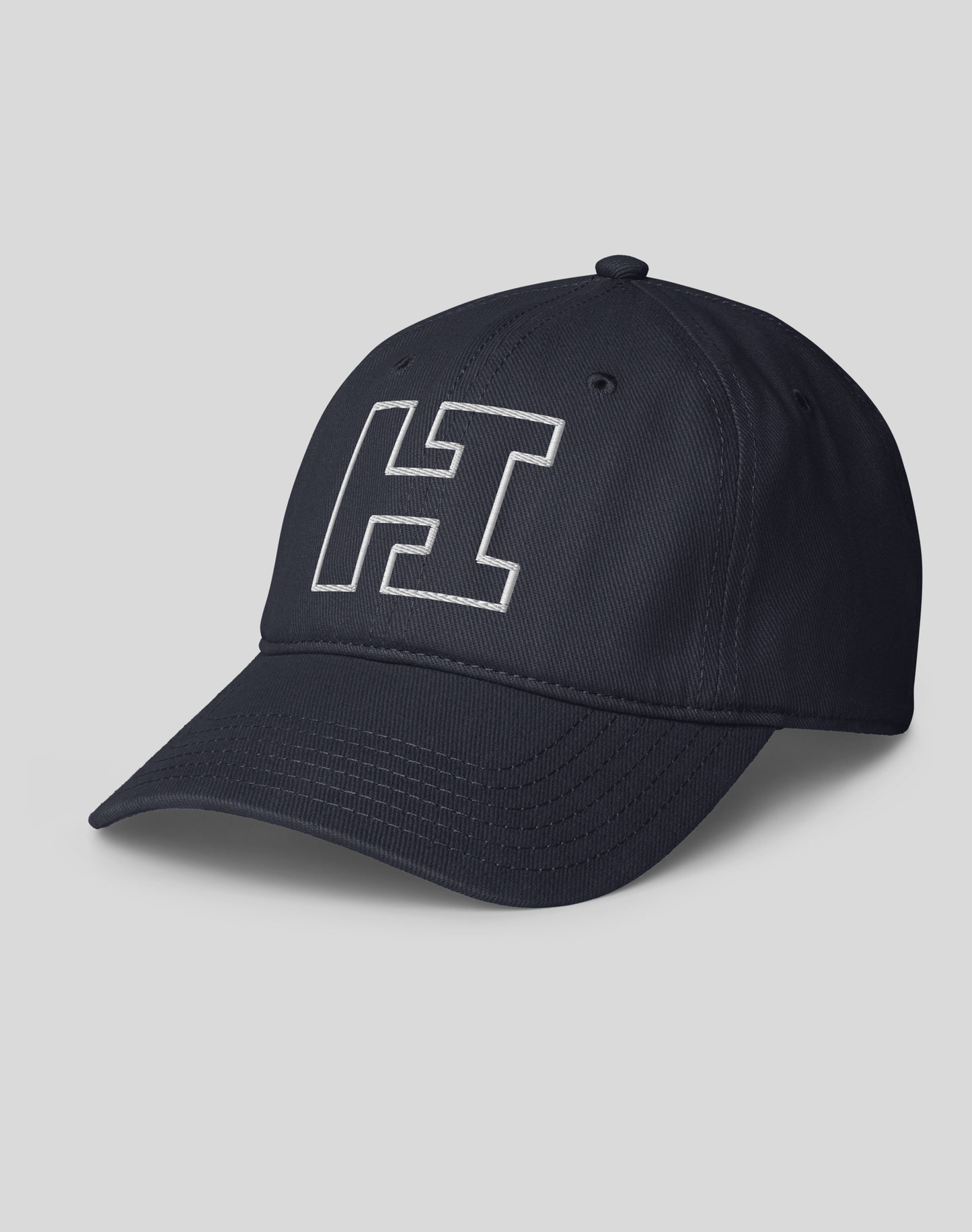 Hawaii "HI" Low Profile Hat - Dark Navy