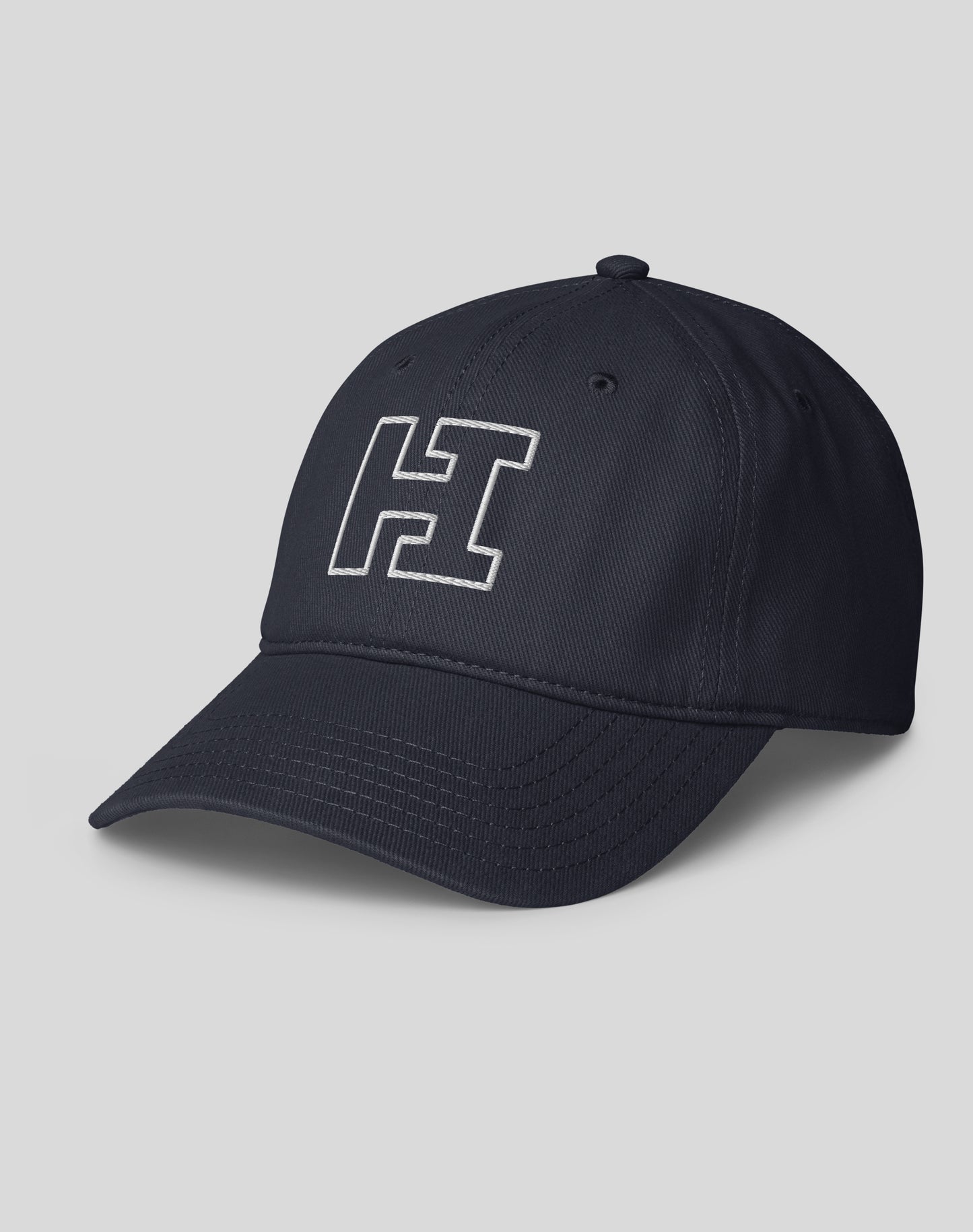Hawaii "HI" Low Profile Hat - Dark Navy
